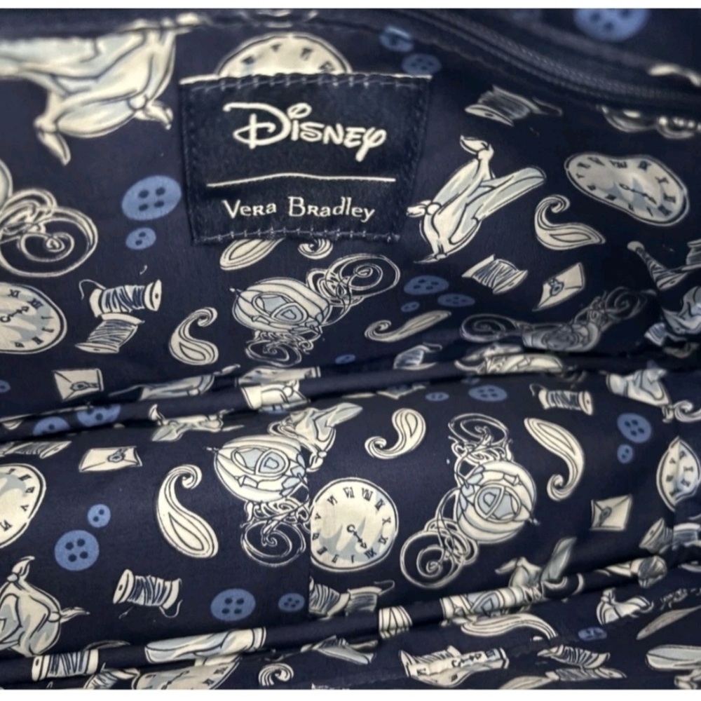 Vera Bradley Frannie Crossbody Bag & Wallet CINDERELLA PAISLEY ON MORNING GLORY - Picture 8 of 14